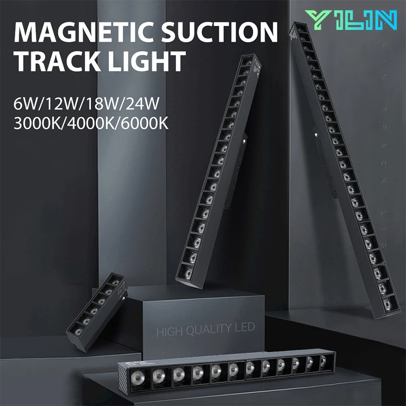 Outdoor Lighting Track - Luz de pista magnética led embutida