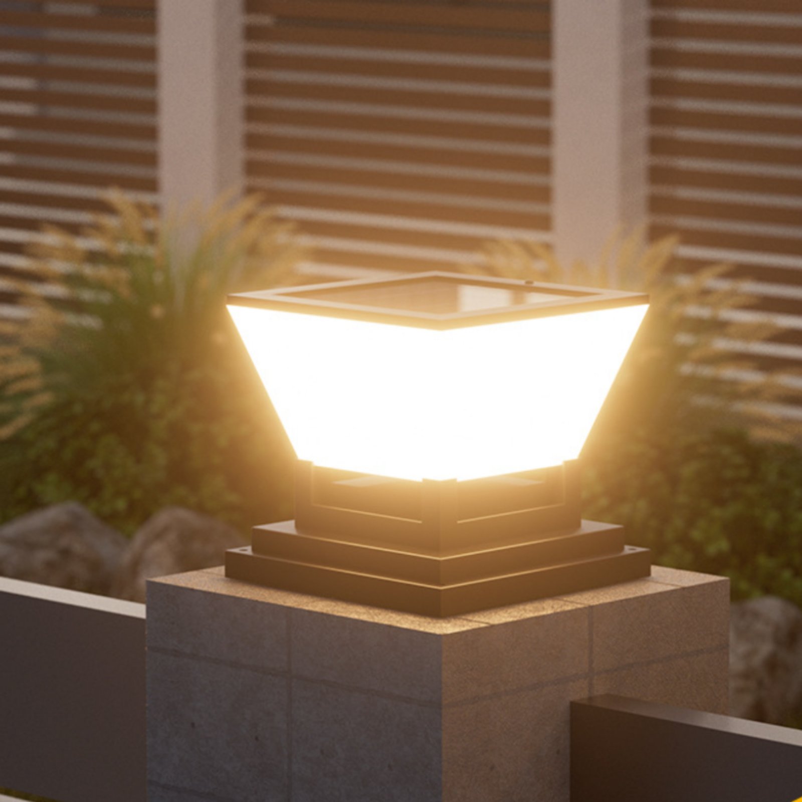 Outdoor Lighting Ip65 - Lanterna Solar para Poste, Resistente à