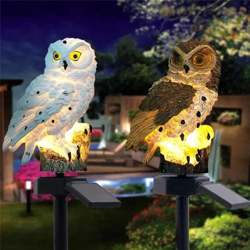 Estátua de Coruja Solar com Lu - Outdoor Lighting Ip65 avaliação e preço