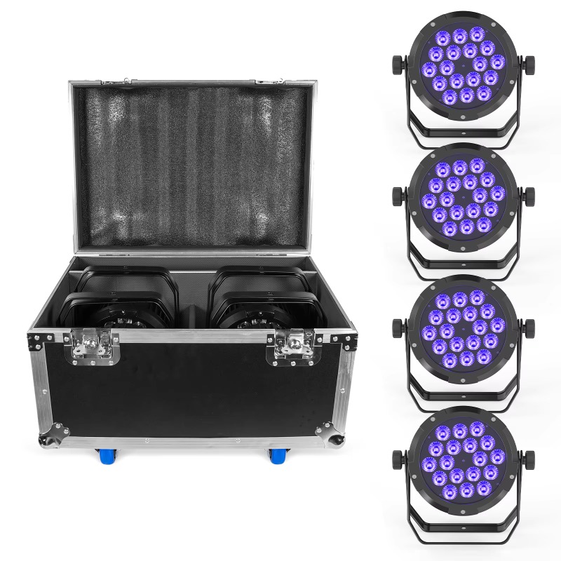 4 Peças de Luz Par RGBW UV à P - Outdoor Lighting Ip65 avaliação e preço