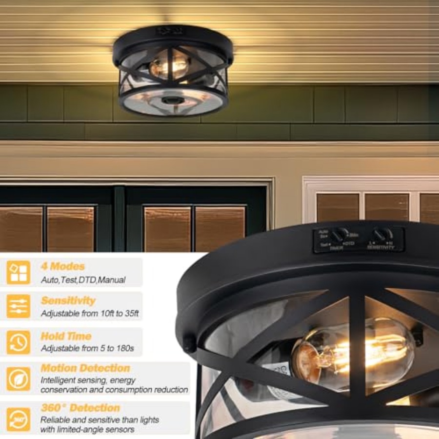 Luminária de Teto Externa com  - Outdoor Lighting Black avaliação e preço